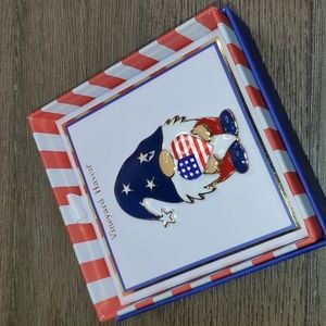 Vineyard Haven Patriotic Gnome Pin